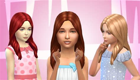 Mystufforigin Oblivion Hair For Girls ~ Sims 4 Hairs