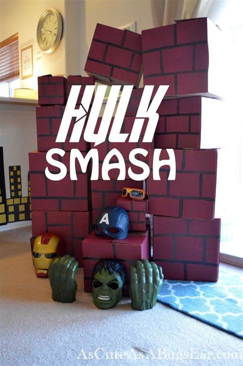 Hulk Smash Wall Superhero Party Hulk Birthday Parties Spiderman