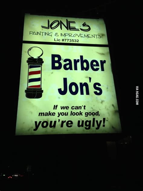 My Local Barber Shop Gag