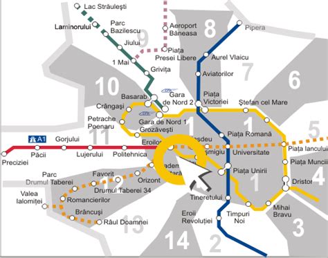 Bucuresti harta metrou (românia) pentru a imprima. Harta metroului Bucuresti - Profu' de geogra'