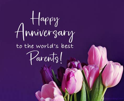 130 Happy Anniversary Wishes For Parents Wishesmsg 2022