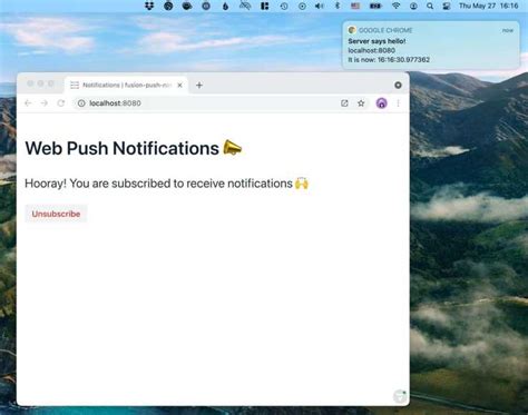 Sending Web Push Notifications From Spring Boot · Hilla