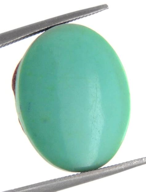 1037 Carat Certified Oval Cabochon Turquoise Gemstone