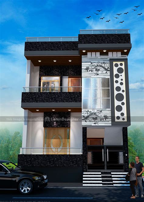 And having 4 bedroom , modern / traditional kitchen, living room, dining room. The Amazing House Front Design Indian Style ...