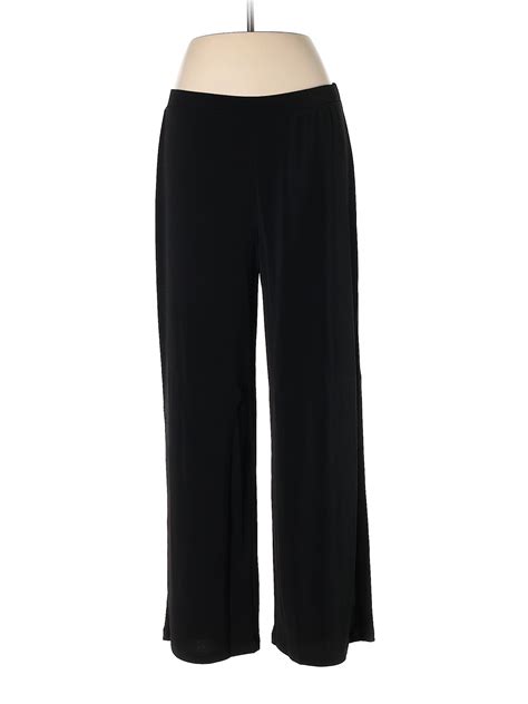 jaclyn smith women black casual pants m ebay