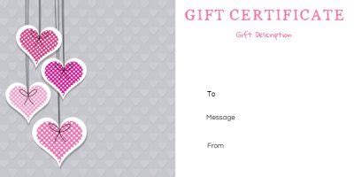 Jotform's massage gift certificate pdf template will automatically generate custom massage gift create beautiful mother's day gift certificates for your customers with this free, printable template! Free Printable Anniversary Gift Vouchers - Customize Online