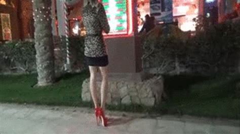 Night Walk With Red 7 Inch Patent Leather Platform High Heels Full Clip 1920x1080mp4