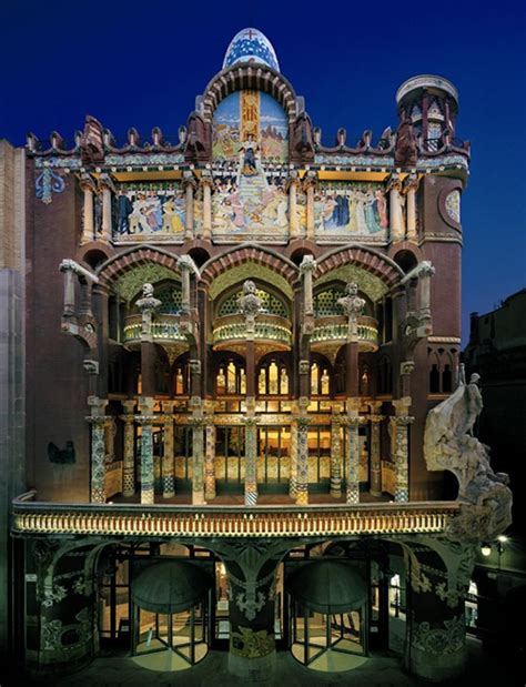 Palau De La Música Catalana Barcelona 1908 Designed By Lluis