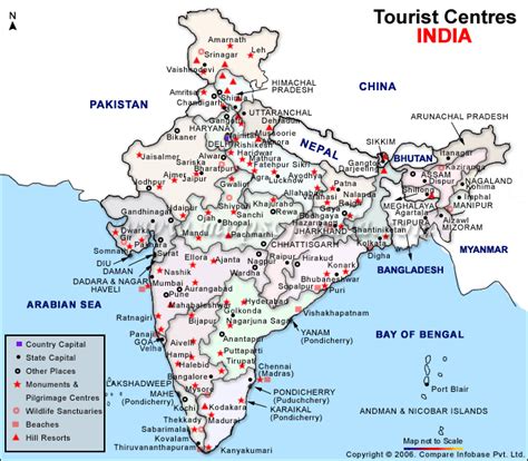 India Tour Map