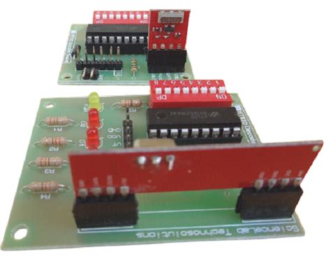 Wireless 433mhz Rf Encoder Decoder Board With Ht12e And Ht12d Module