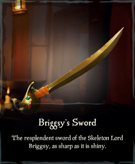 Briggsys Sword Sea Of Thieves Wiki