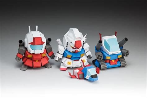 5free 5cm Gundam Papercraft Template Yengkiat