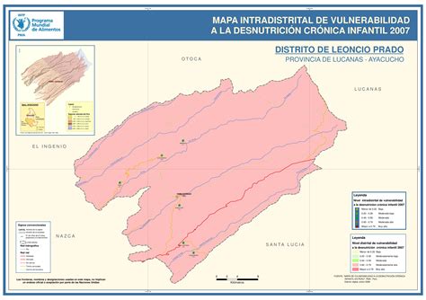 Mapa Vulnerabilidad Dnc Leoncio Prado Lucanas Ayacucho By World Food