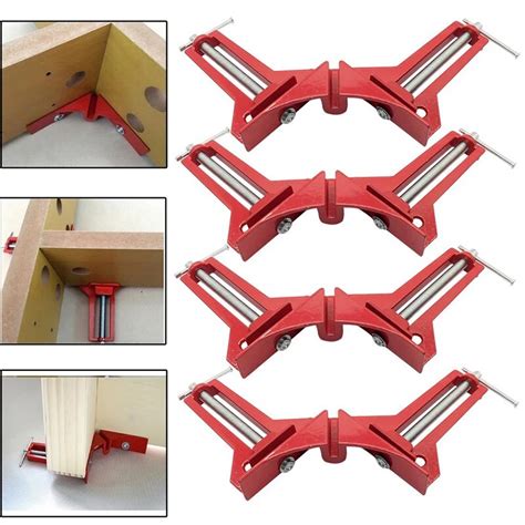 4pcs New Multifunction 90 Degree Right Angle Clip Picture Frame Corner
