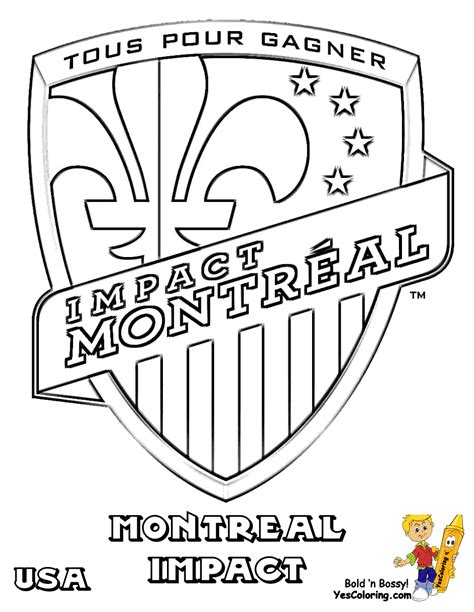 Download Soccer Picture Coloring | USA MLS Soccer East | Free | FIFA Sports
