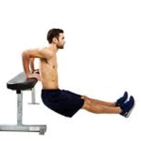 Tricep Bench Dips Exercise How To Workout Trainer By Skimble