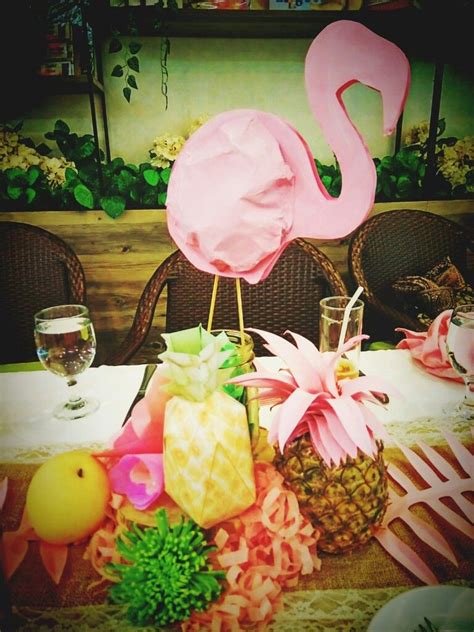 Pink Flamingo Table Centerpiece Table Centerpieces Pink Flamingos