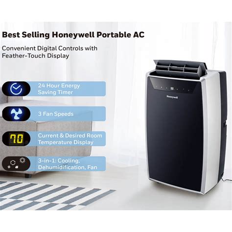 Honeywell Mn Cfsbb Classic Portable Air Conditioner With Dehumidifier
