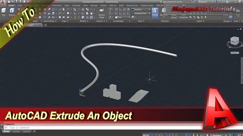 Using geodesic offsets on complex curves in solidworks. AutoCAD How To Extrude An Object - YouTube