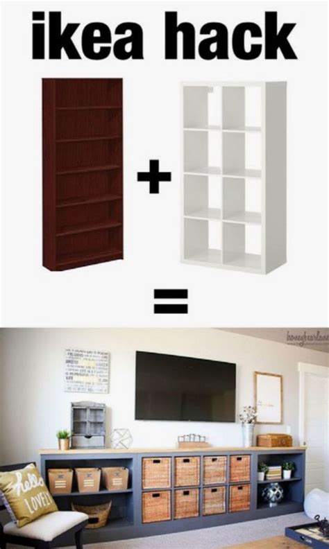 21 Ikea Hacks To Transform Your Living Room Home Decor Home Diy Diy