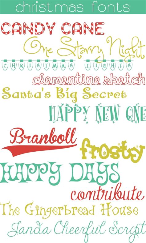 12 Free Christmas Fonts