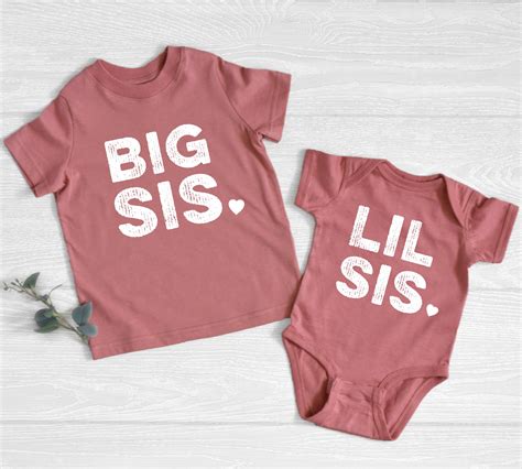 Big Sis Lil Sis Big Sibling Outfits Matching Little Sis Sibling Hospital Outfits Matching