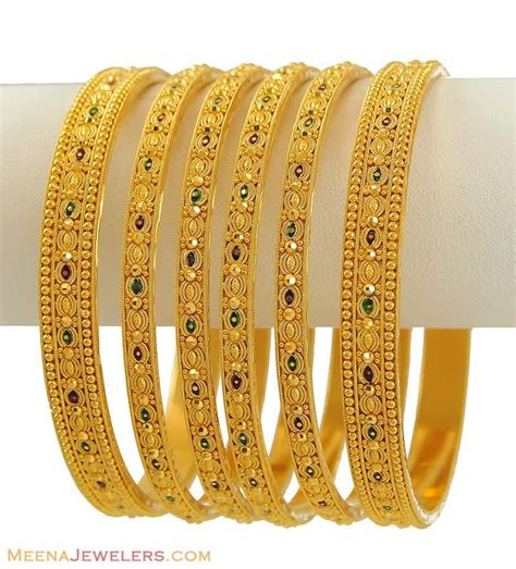 Indian Gold Jewellery Designs Bangles
