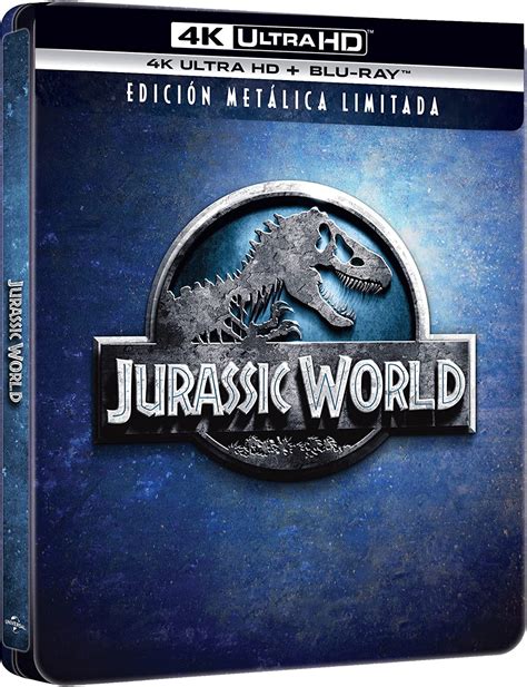 Jurassic World Edición Metálica 4k Uhd Blu Ray Colin Trevorrow Chris Pratt Bryce
