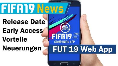 See when the fifa 20 web app release time is, including how to be notified when fut webstart begins and the official link. FIFA 19 Web App Early Access, Release Date, Vorteile und ...
