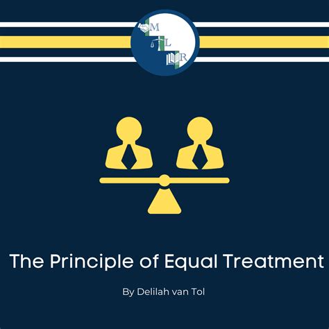 The Principle Of Equal Treatment — Arbitras