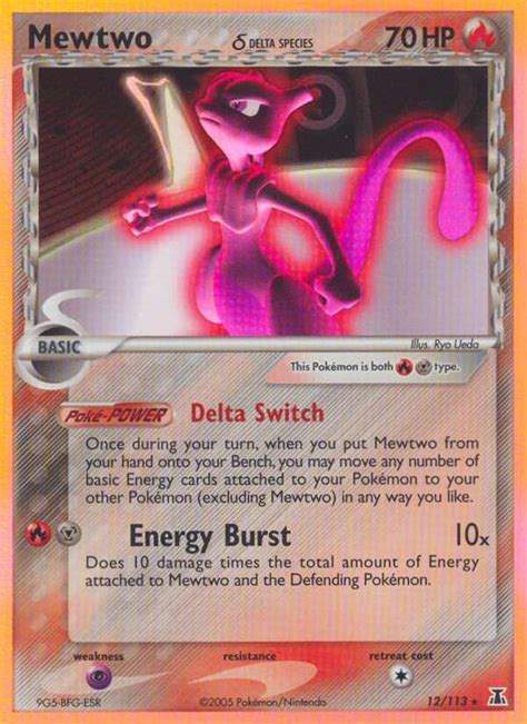 How much money is a mewtwo worth? Mewtwo δ Delta Species Card Price How much it's worth ...