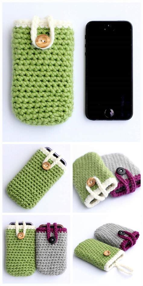 50 Free Crochet Phone Case Patterns ⋆ Diy Crafts