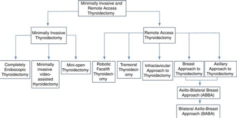 Defining Minimally Invasive And Remote Access Surgery Of The Thyroid