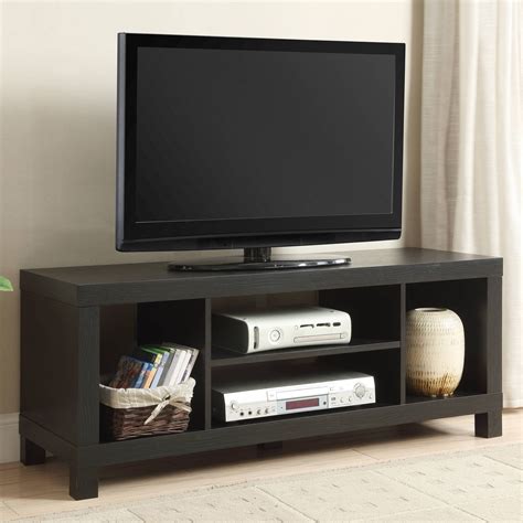 Tv Stand Entertainment Center Home Theater Media Storage Wood Console