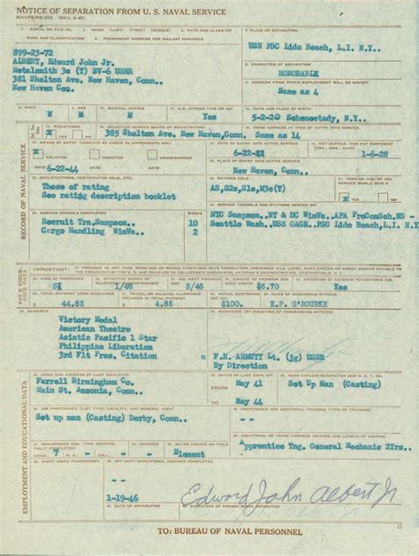 Wwii Era Navy Military Service Records An Overview My Military