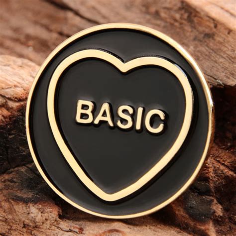 Enamel Pins Basic Heart Lapel Pins Cheap