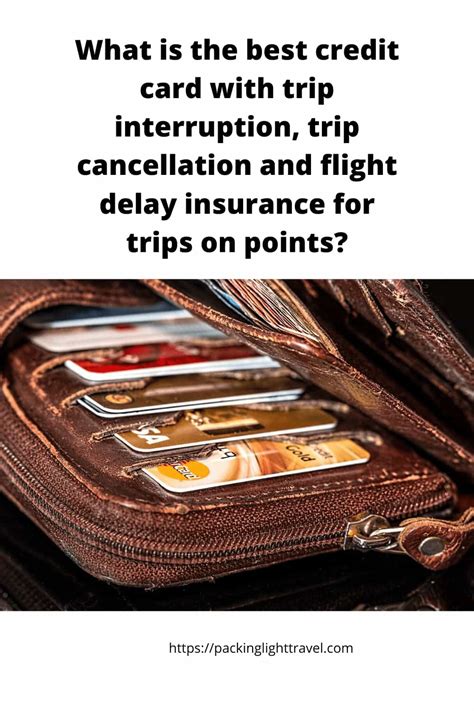 You, a close family member or a traveling companion gets hurt or sick before you leave (your medical records must substantiate what happened to you) and you have to cancel your trip. best-credit-card-trip-cancellation-insurance-for-trips-on-points - Packing Light Travel