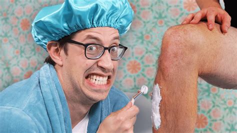 The Try Guys Shave Their Legs For The First Time Youtube