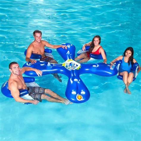 Aviva Ahh Qua Bar Group Water Float Summer Pool Floats Pool Floaties Inflatable Pool Floats