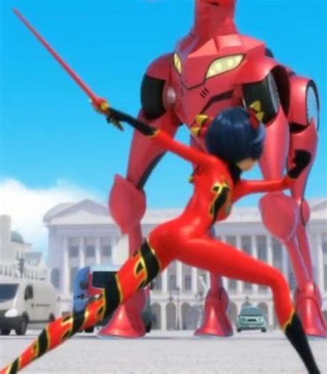 Ryuko Miraculous Ladybug S3 Ikari Gozen Fighting Poses Kyoko