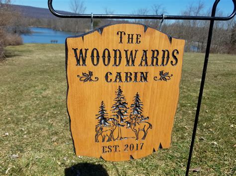 I do not recommend sealing decorative painted wood signs that you display indoors. Custom Outdoor House Signs Custom Wooden Signs Camp Sign ...