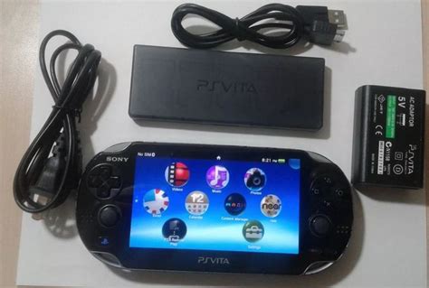 Sony Ps Vita Playstation Vita Slim Pch 1001 Handheld Game Console W