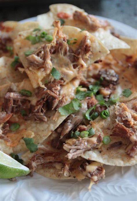Probably, but it's not going to be as juicy as using pork shoulder. Pulled Pork Nachos using leftover carnitas or pulled pork ♥ Bran Appetit | Pulled pork nachos ...