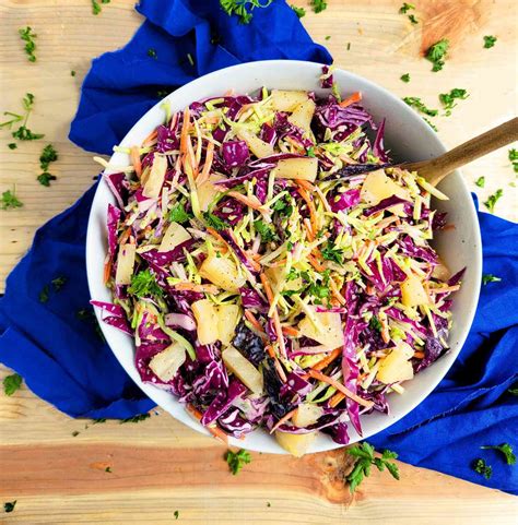 Easy Pineapple Coleslaw