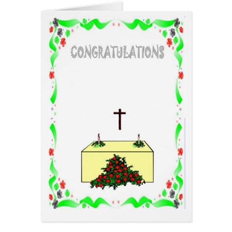 Congratulations Church Card Zazzle