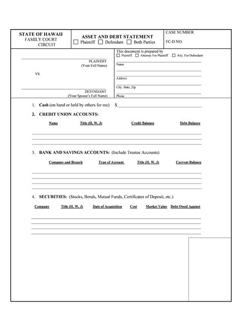 Regular Claims Court Hawaii Form Fill Out And Sign Printable Pdf