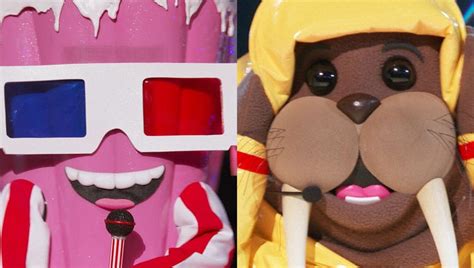 the masked singer reveals identities of milkshake walrus — see under the mask