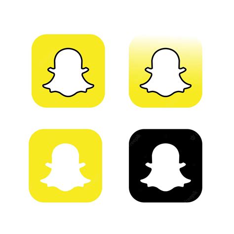 Premium Vector Snapchat Logo