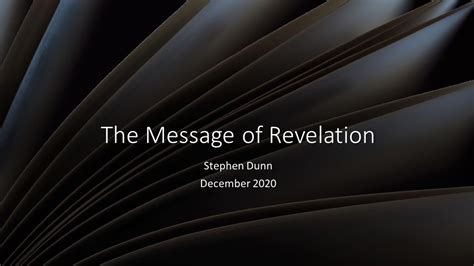 The Message Of Revelation Faithlife Sermons