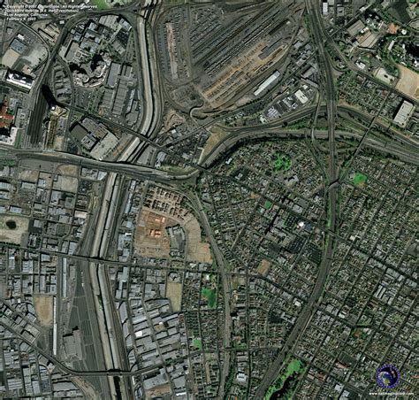 Los Angeles Map Satellite
